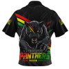 Penrith Panthers Zip Polo Shirt Breaking Limits Through 60 Seasons