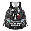 Collingwood Women Racerback Singlet One Team One Fight