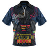 Adelaide Crows Zip Polo Shirt One Team One Fight
