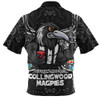 Collingwood Zip Polo Shirt One Team One Fight