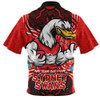 Sydney Swans Zip Polo Shirt One Team One Fight