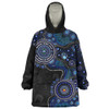 Indigenous Australian Aboriginal Snug Hoodie Naidoc Week Spirit Connection Through Sea Country
