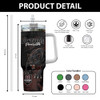 Penrith Panthers 40oz Tumbler Honouring 60 Seasons Of Fierce Legacy