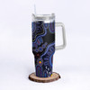 Indigenous Australian Aboriginal 40oz Tumbler Sacred Aboriginal Tracks Of Country Spirit