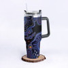 Indigenous Australian Aboriginal 40oz Tumbler Sacred Aboriginal Tracks Of Country Spirit