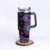 Indigenous Australian Aboriginal 40oz Tumbler Naidoc Week 2026 50 Years Of Deadly Circle Of Memory Pathways