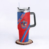 Newcastle Knights 40oz Tumbler Breaking Through Limits With Every Line