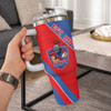 Newcastle Knights 40oz Tumbler Breaking Through Limits With Every Line
