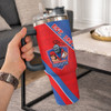 Newcastle Knights 40oz Tumbler Breaking Through Limits With Every Line