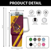 Brisbane Broncos 40oz Tumbler Breaking Through Limits With Every Line