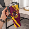 Brisbane Broncos 40oz Tumbler Breaking Through Limits With Every Line