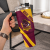 Brisbane Broncos 40oz Tumbler Breaking Through Limits With Every Line