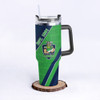 Canberra Raiders 40oz Tumbler Breaking Through Limits With Every Line