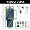 New Zealand Warriors 40oz Tumbler Breaking Through Limits With Every Line