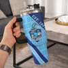New South Wales Blues 40oz Tumbler Breaking Through Limits With Every Line