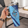 New South Wales Blues 40oz Tumbler Breaking Through Limits With Every Line