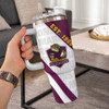 Queensland Maroons 40oz Tumbler Breaking Through Limits With Every Line