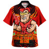 Gold Coast SUNS Hawaiian Shirt One Team One Fight