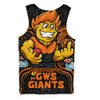 GWS GIANTS Men Singlet One Team One Fight