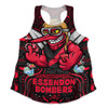 Essendon Women Racerback Singlet One Team One Fight