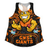 GWS GIANTS Women Racerback Singlet One Team One Fight