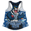 Geelong Cats Women Racerback Singlet One Team One Fight