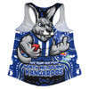 North Melbourne Women Racerback Singlet One Team One Fight
