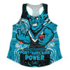 Port Adelaide Women Racerback Singlet One Team One Fight