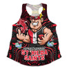 St Kilda Women Racerback Singlet One Team One Fight