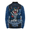 Geelong Cats Long Sleeve Polo Shirt One Team One Fight