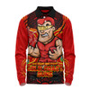 Gold Coast SUNS Long Sleeve Polo Shirt One Team One Fight