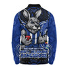 North Melbourne Long Sleeve Polo Shirt One Team One Fight