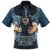 Carlton Zip Polo Shirt One Team One Fight