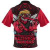 Essendon Zip Polo Shirt One Team One Fight