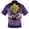 Fremantle Zip Polo Shirt One Team One Fight