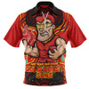 Gold Coast SUNS Zip Polo Shirt One Team One Fight