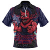 Melbourne Zip Polo Shirt One Team One Fight
