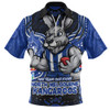 North Melbourne Zip Polo Shirt One Team One Fight