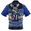 North Melbourne Zip Polo Shirt One Team One Fight