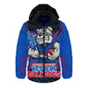 Western Bulldogs Hooded Padded Jacket One Team One Fight