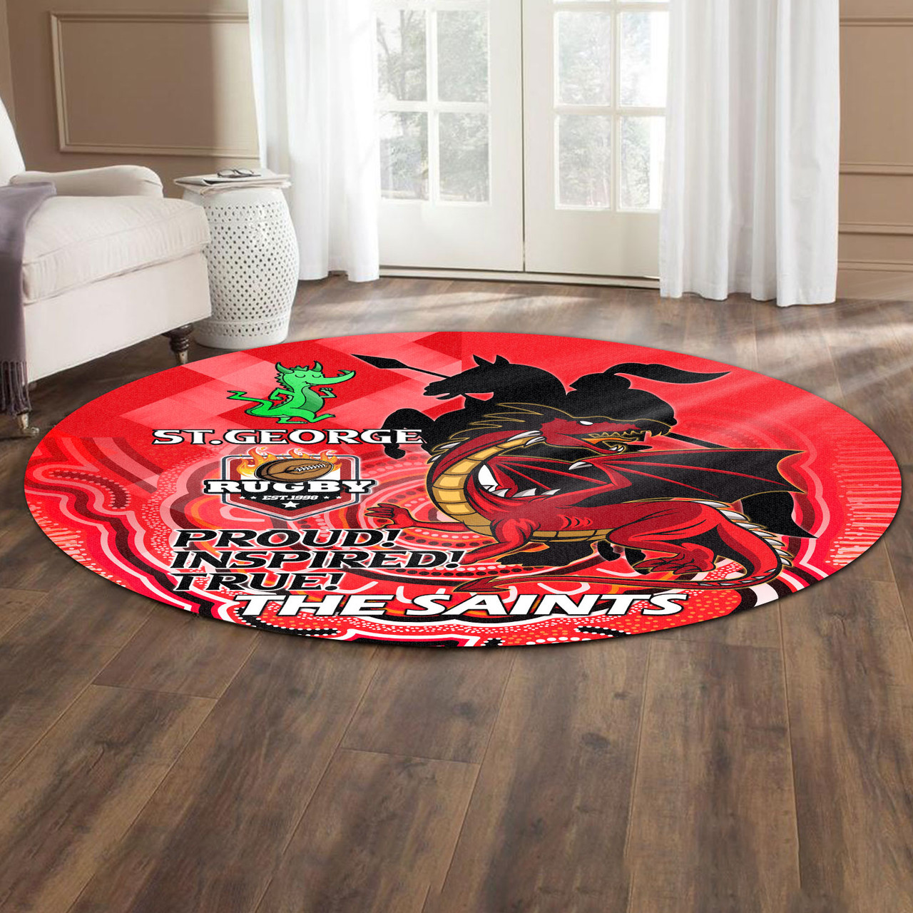 Australia Illawarra and St Round Rug Australia Illawarra and
