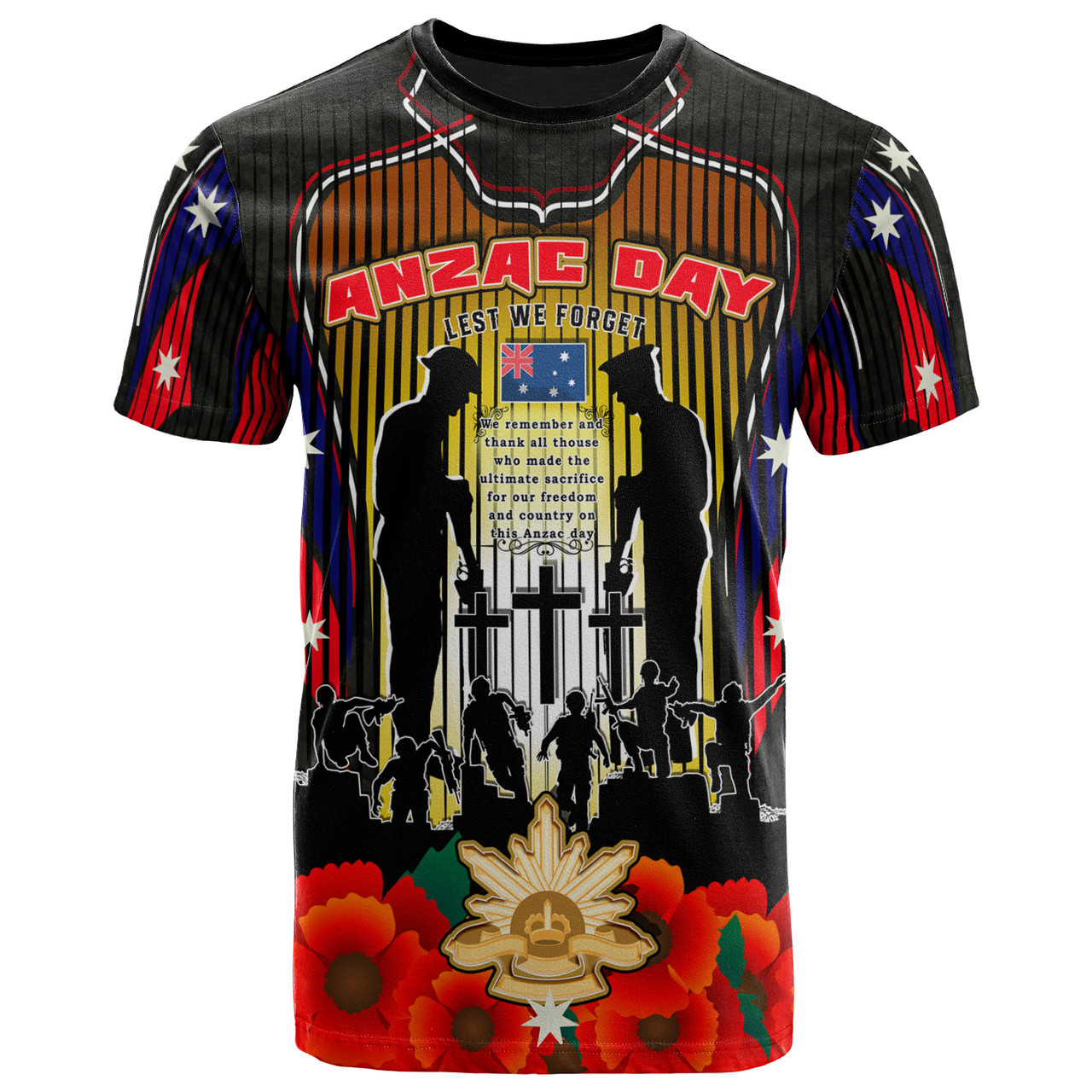 NRL Brisbane Broncos 2023 ANZAC Day T-Shirt