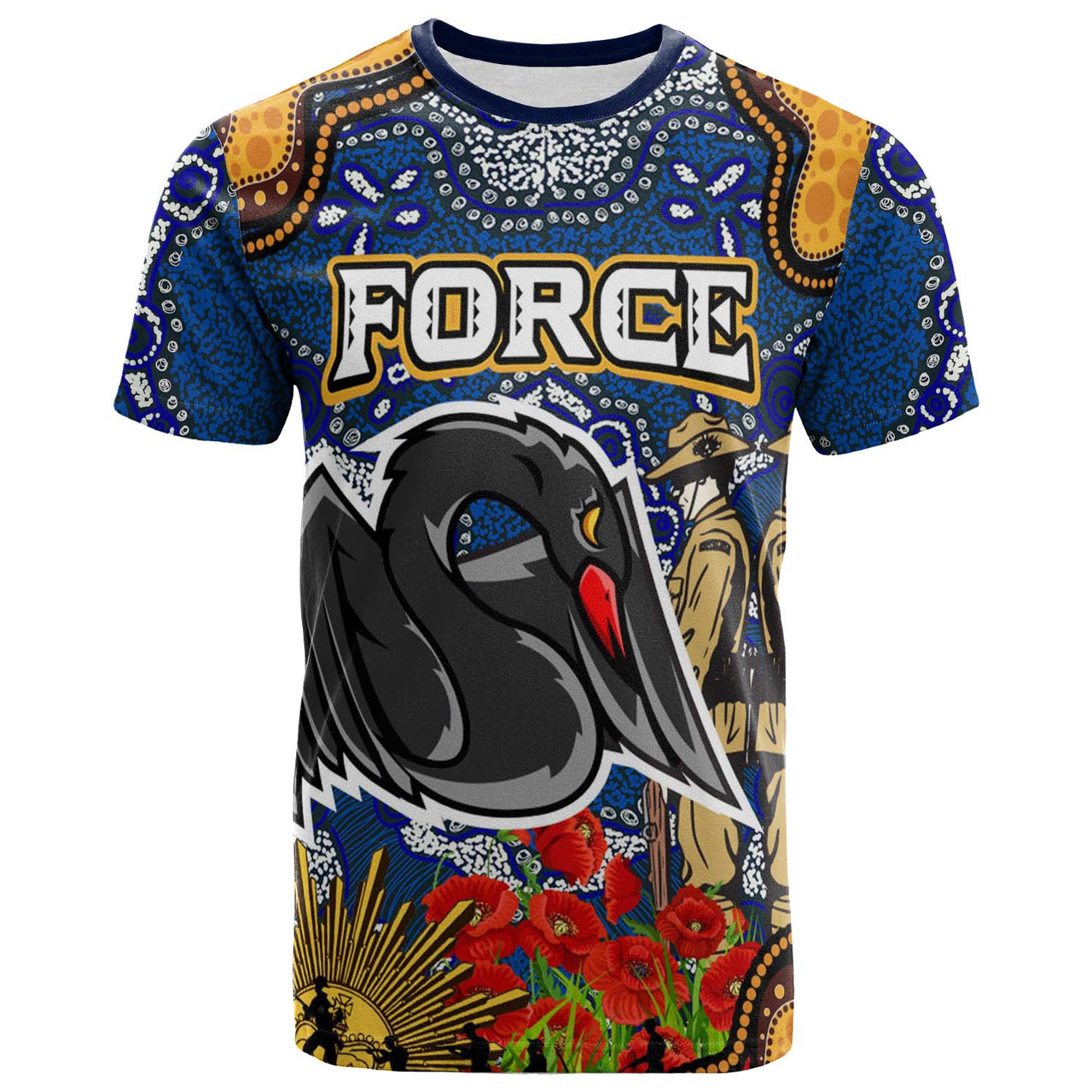 Western Force Rugby T-shirt - Anzac Day 