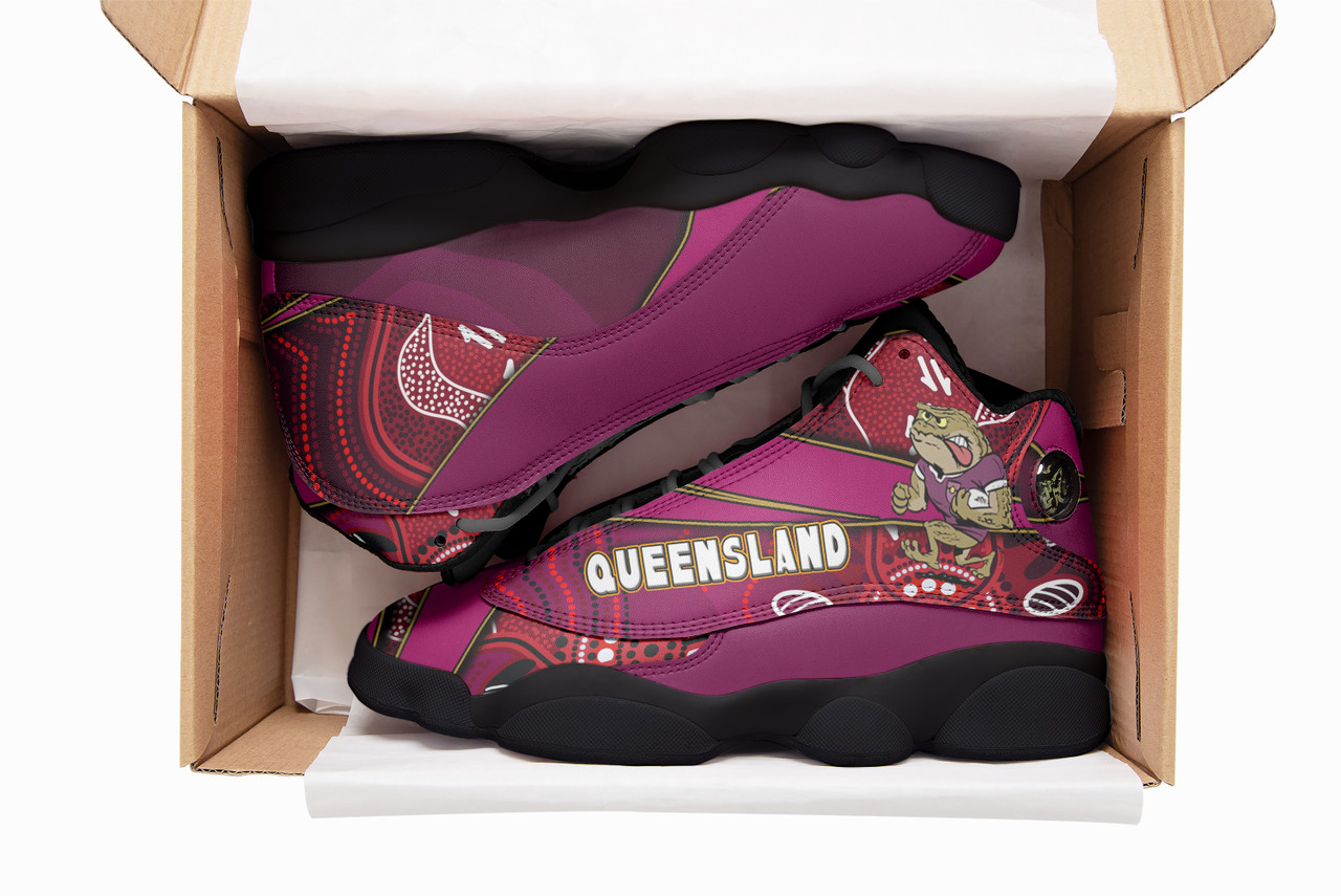 Queensland Team High Top Basketball Shoes J 13 - Queensland Maroons ...