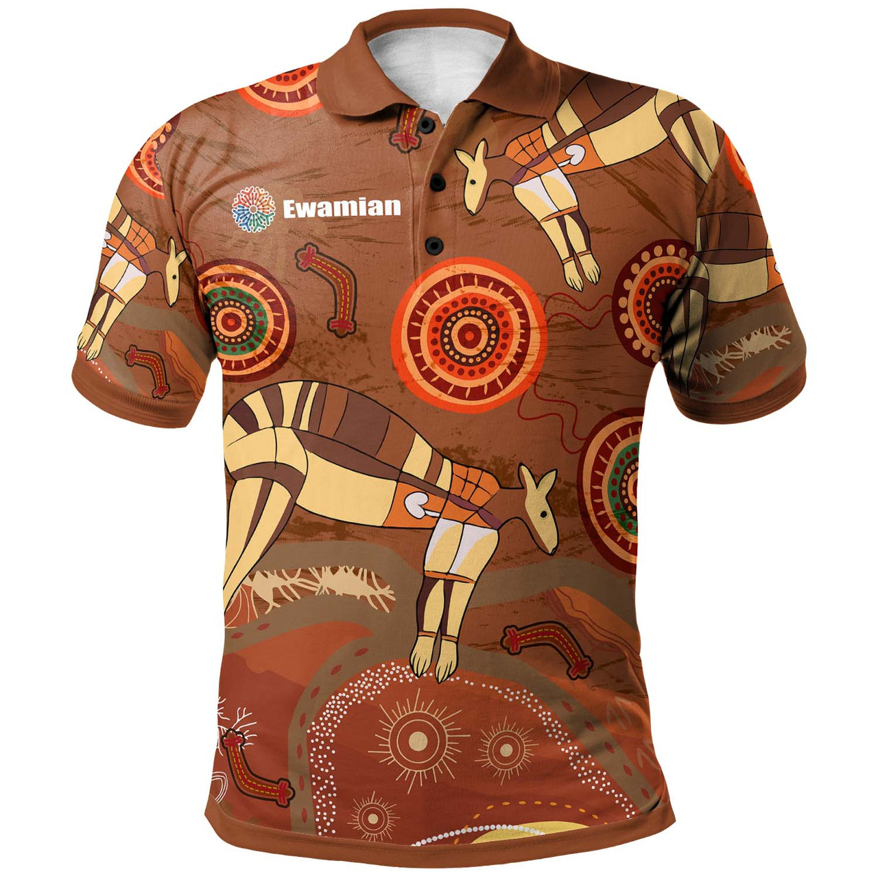 Indigenous Paisley Dahlia Polo Shirt main image 0