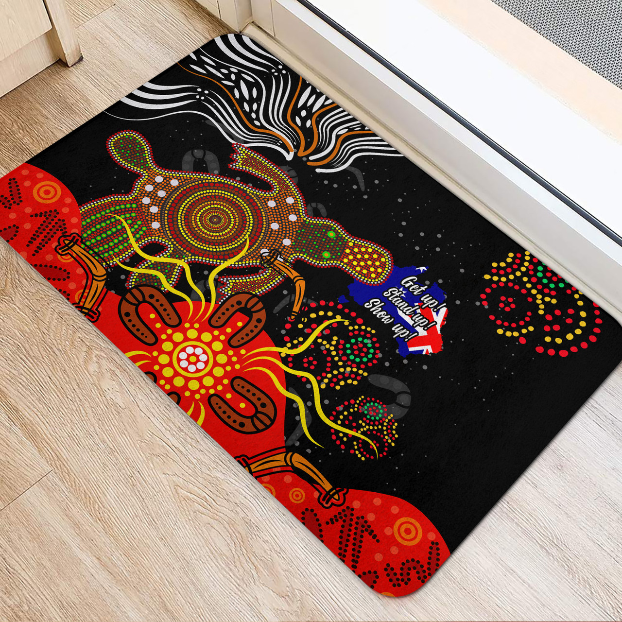 Australia Aboriginal Door Mat Celebrate Naidoc Week Aboriginal Platus Door Mat