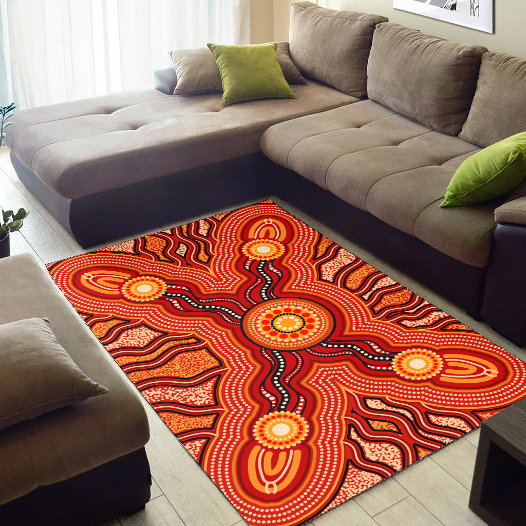 Australia Aboriginal Inspired Area Rug - Indigenous Connection ...