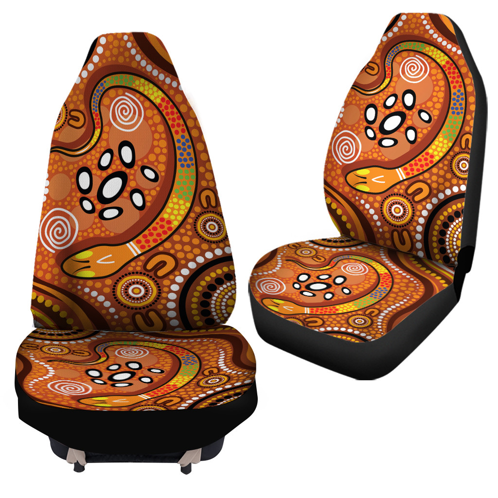 Rainbow Geometric Abstract Pet Car Seat Cover
