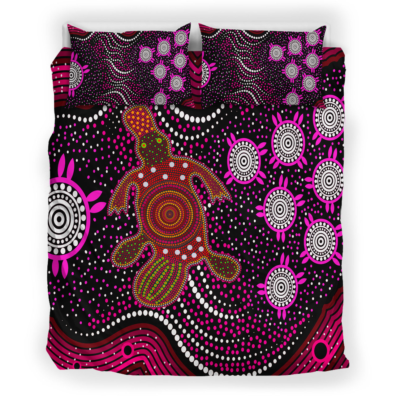 Australia Indigenous Bedding Set Aboriginal inspired Plapytus dreaming