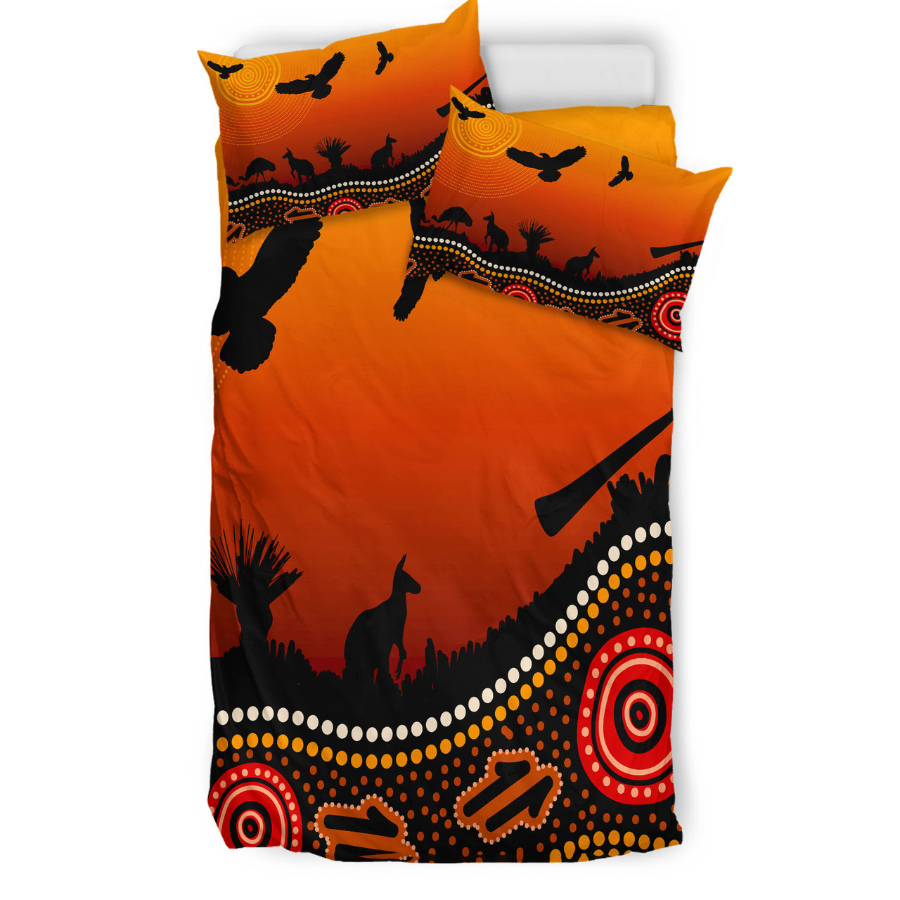 Australia Indigenous Bedding Set Australia aboriginal inspired with